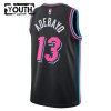 Dres Miami Heat Bam Adebayo Nike 2025-26 City Edition Crno Swingman - Dječji